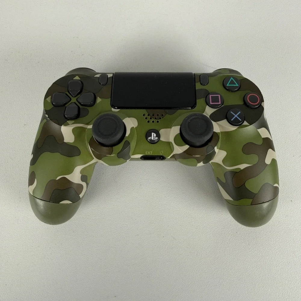 Sony PlayStation 4 PS4 Controller DualShock 4 OEM Green Camo Wireless NOT Tested